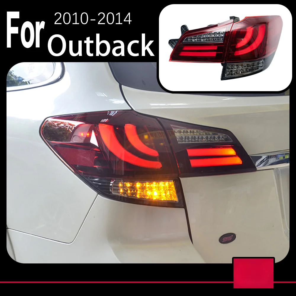 Car Styling Tail Lamp for Outback Tail Lights 2010-2016 Outback LED Tail Light Taillight Dynamic Signal Auto Accessories