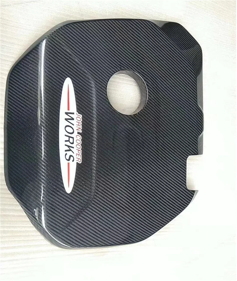 For MINI F56 COOPER/S/JCW High Quality Carbon Fiber Style Engine Cover Bonnet Hood Engine Compartment Trim