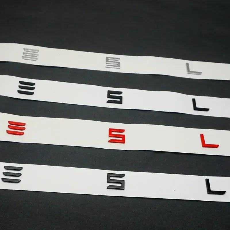 Applicable to Tesla TESLA rear end label MODEL/3/S/X car label, rear letter label, electroplated car label logo