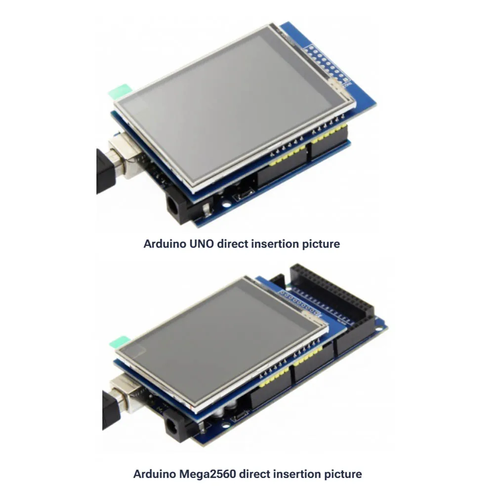 2,4 2,6 2,8 3,5 4,0 pulgadas 480*320 DPI módulo de pantalla LCD TFT RGB a todo Color para Arduino UNO STM32 Mega2560 ILI9486