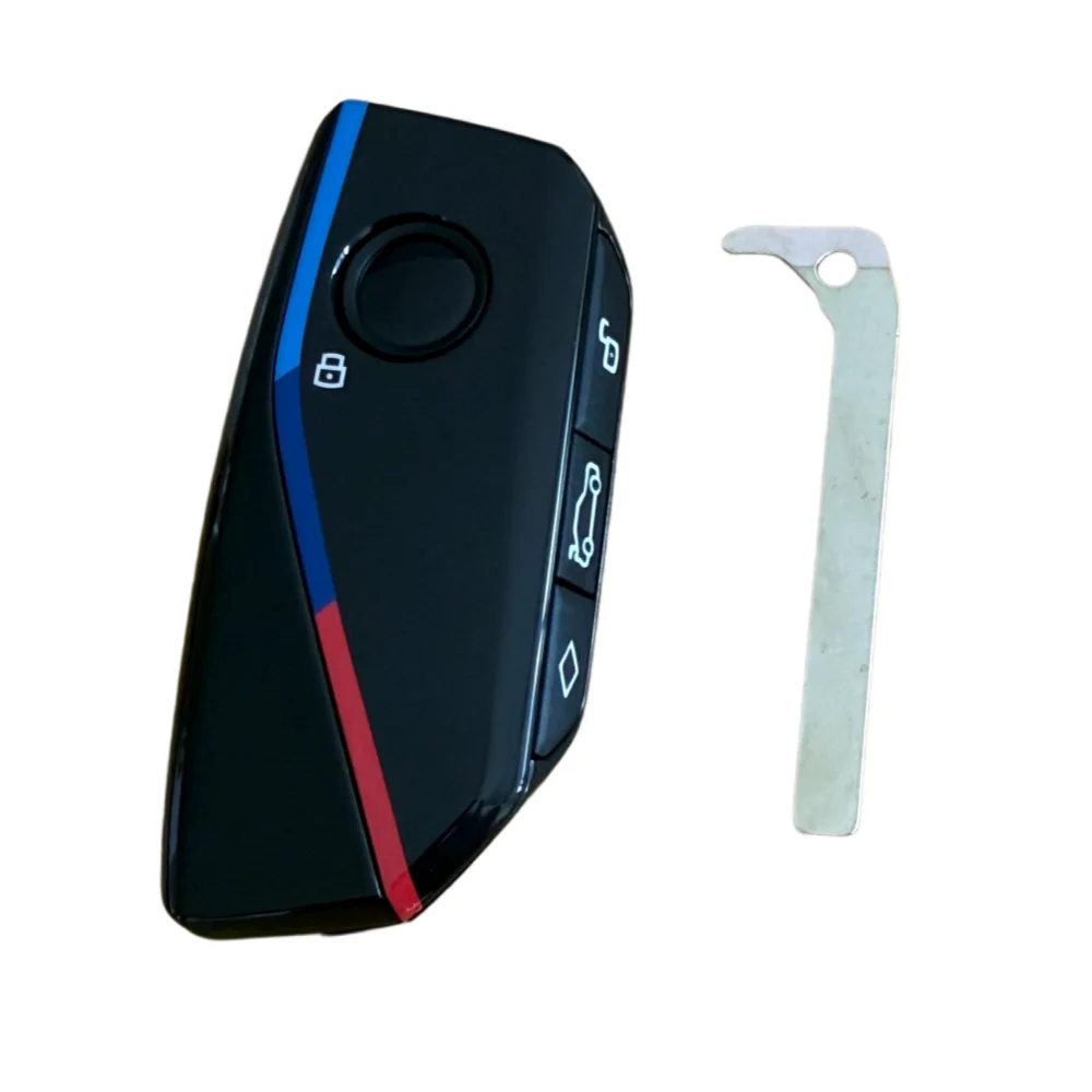 Car 4Buttons Key Shell Remote Key Case Shell Fob For 2022-2024 BMW I7 X7 G07 LCI IX I20 X1 U11 7 Series G70 G09 XM U06 G81 M3