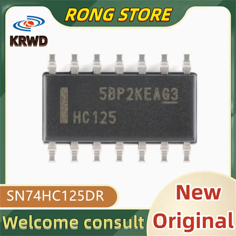 10PCS HC125 New and original SN74HC125DR SN74HC125D SN74HC125 74HC125 SOP-14
