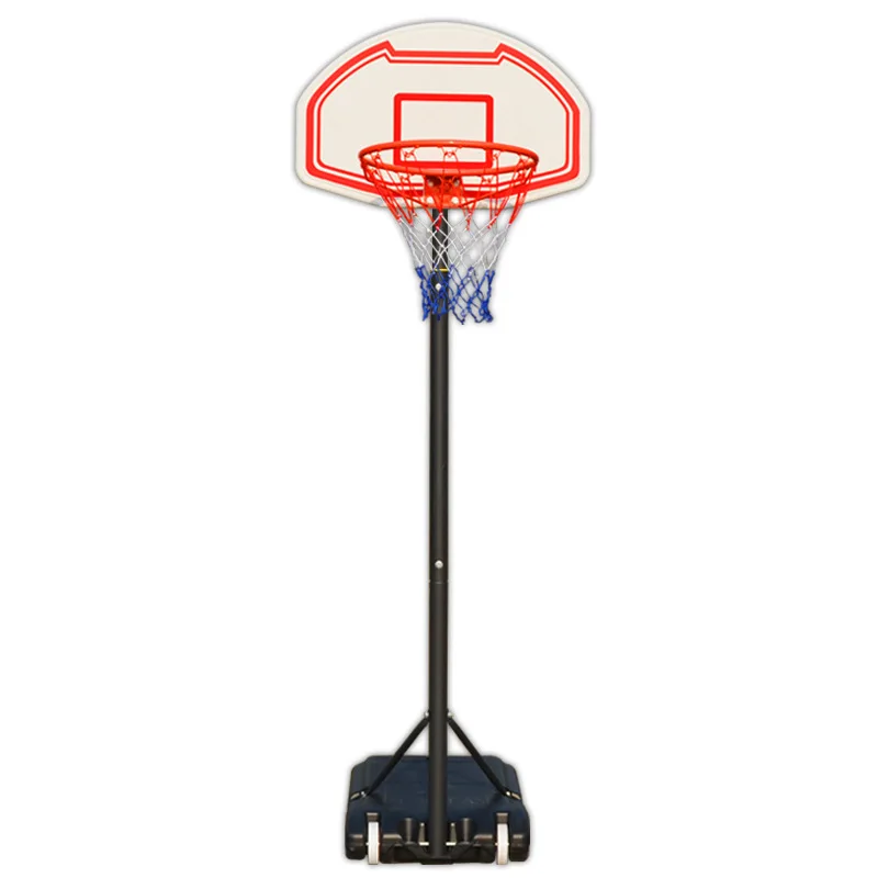 2025 Sistema porta basket portatile per canestro da basket regolabile in altezza per adolescenti con base e ruote stabili