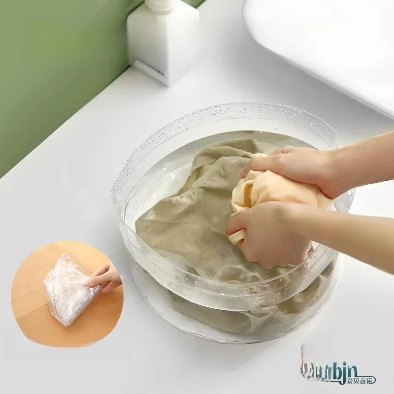 

Portable Travel Foldable Face Basin Transparent One-time Use Outdoor Cam Laundry Waing Water Buet Busin Trip