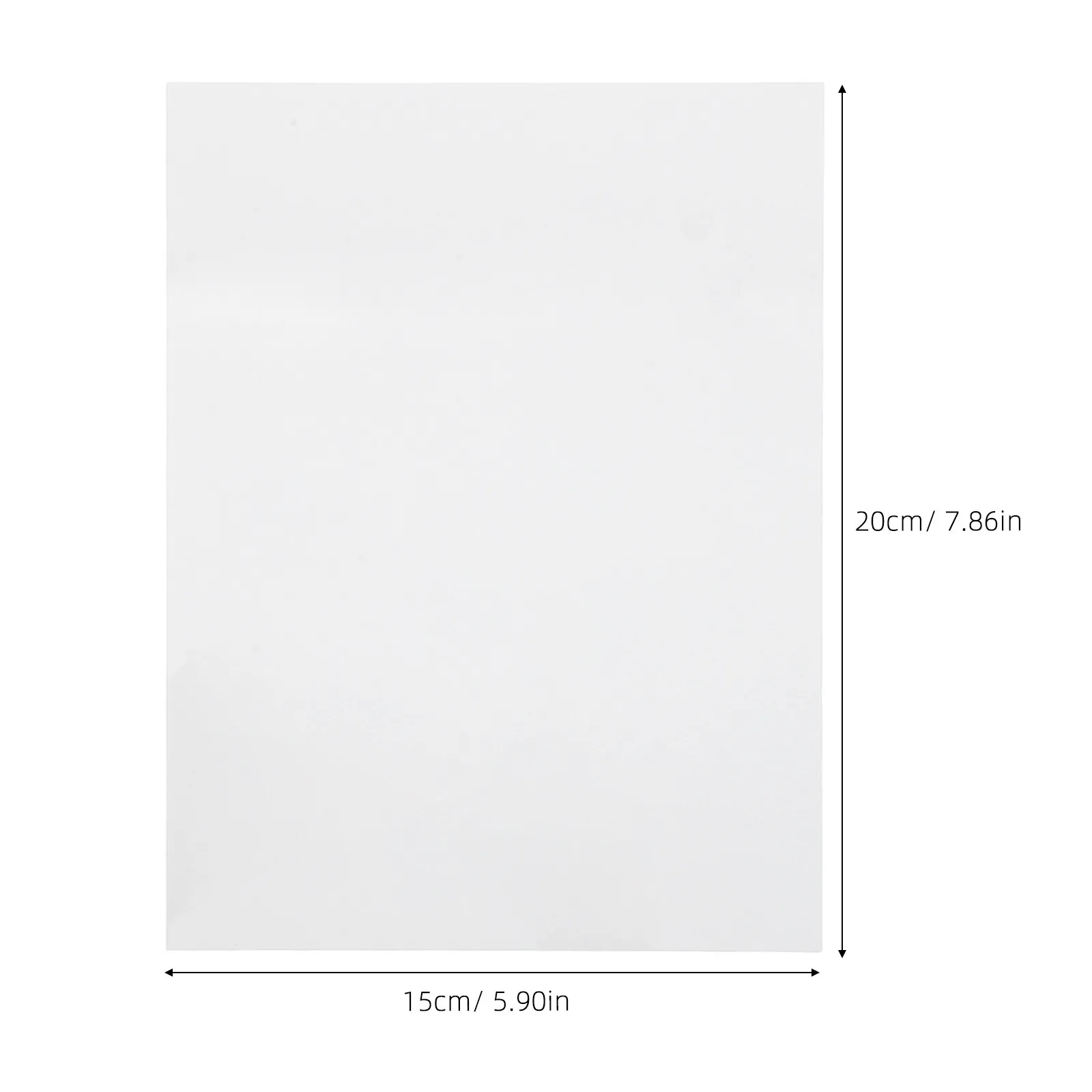 Picture 6: 4Pcs Double Sided Sublimation Blank Metal Nameplate Heat Transfer Aluminum Plate 20x15cm Industrial Equipment Tag DIY Crafting