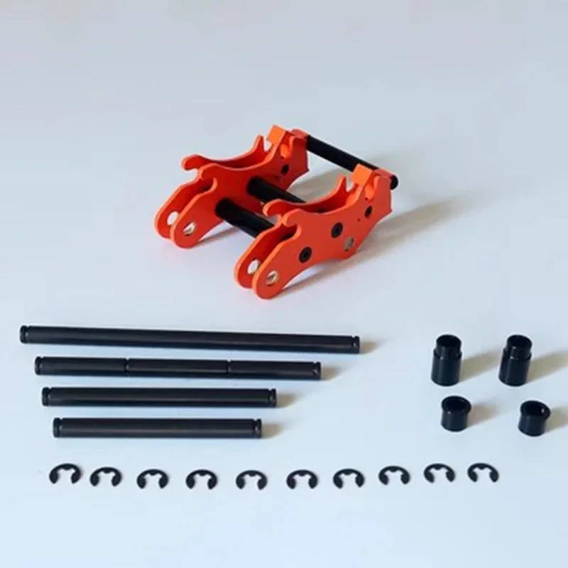 RC 1/14 Lader-Gabelstapler-Anbauteil Schnellkupplungs-Set für Tamiya Hydraulikbagger Lader Muldenkipper DIY-Teile – Detail 2