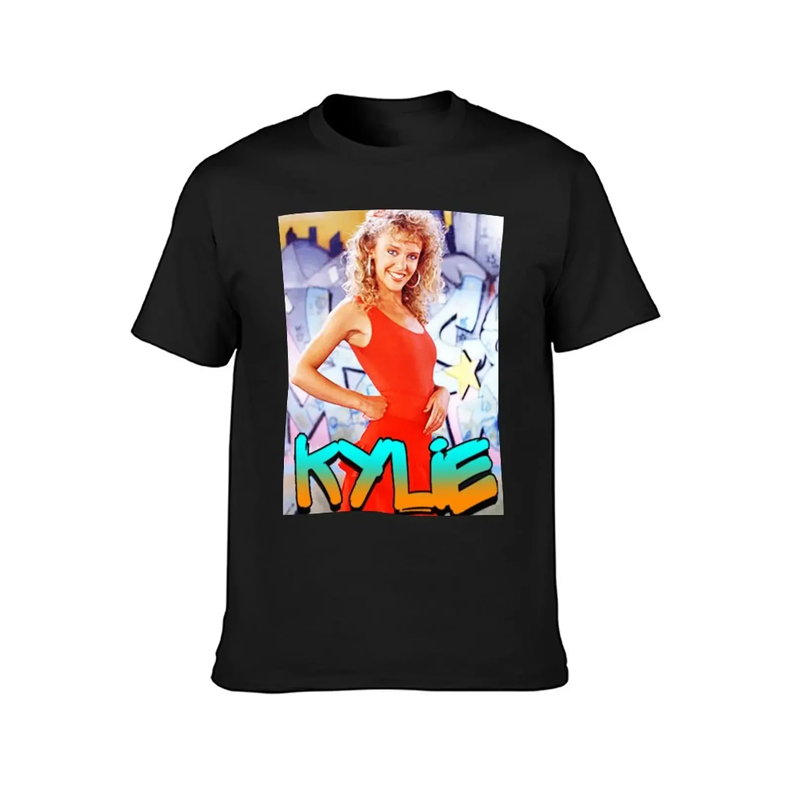 Retro Kylie Minogue T-Shirt anime stuff Blouse anime tshirt custom t shirt men t shirts