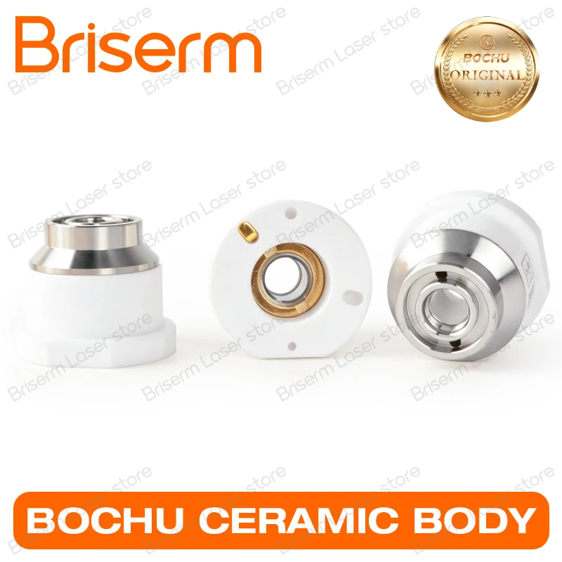 BOCI BOCHU Laser Ceramic Body Ring D41 M11 0.75 D20 M8 Nozzle Holder for 2D Flat Cutting/Pipe Cutting/BLT 4X2P