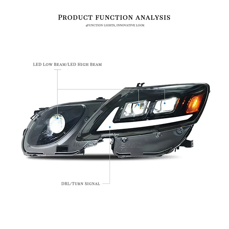 LED projektor objektiv scheinwerfer Für Lexus GS300 GS350 GS430 GS450 LED Scheinwerfer Front lampe 2006-2011 jahr