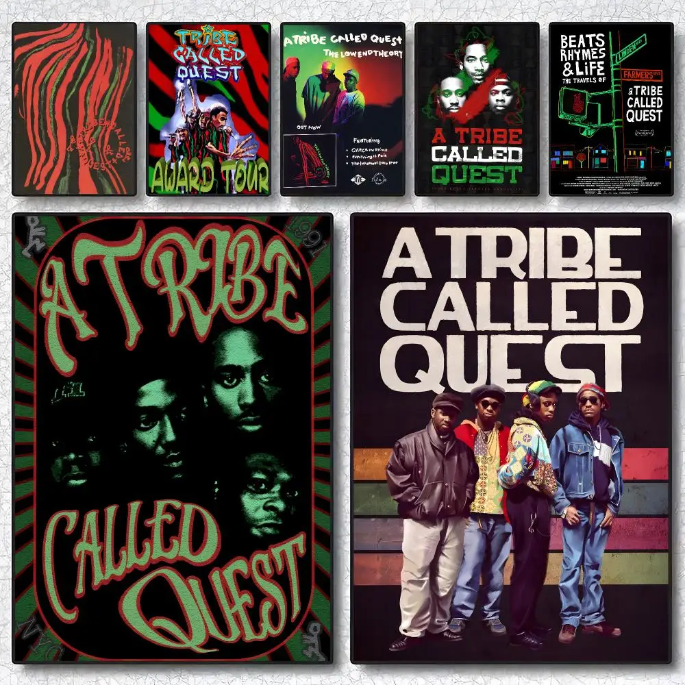 A Tribe Called Quest Hiphop Group Painting Calligraphy Poster ‌decor Canvas Modern living room