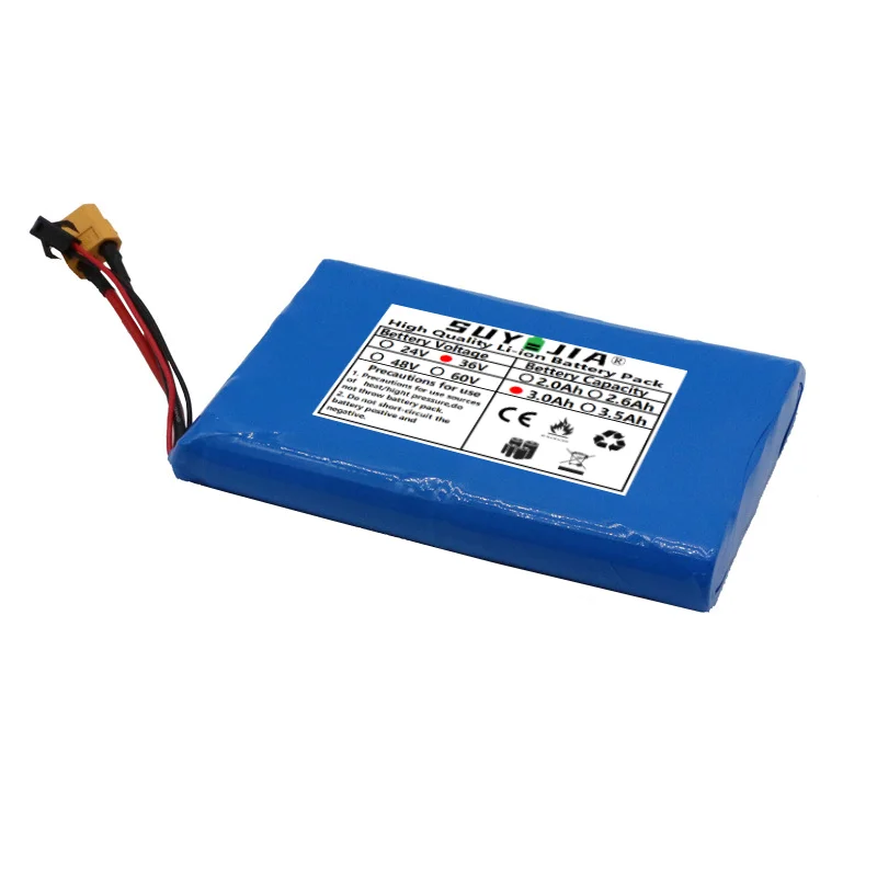 36V 2000mAh-3500mAh Battery Pack 18650-10S1P for Twist Car Balance Car Electric Wheelchair Four-wheel Skateboard Battery