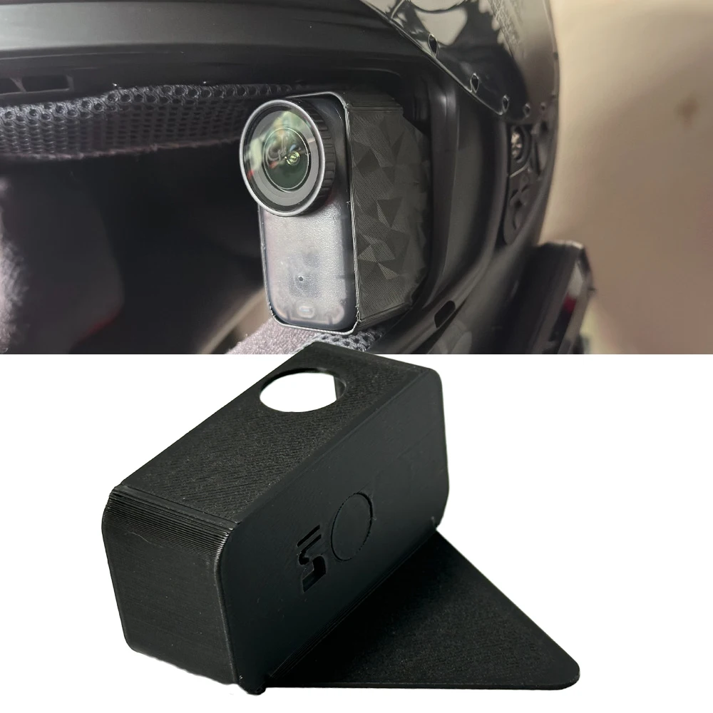 Helmet Mount Case for DJI Osmo Nano, Secure Protective Box with Magnetic Mount for Motorcycle Bike Helmet, 3D Printed Case