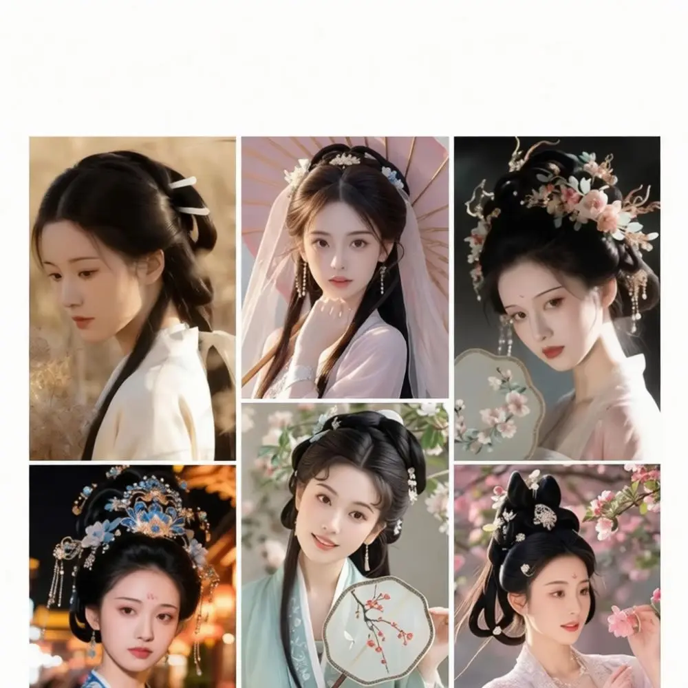 Flexible Hair Bumpit Volume Booster For Ancient Style Bun Maker Synthetic Fiber Cosplay Hairpiece Styling Accessory