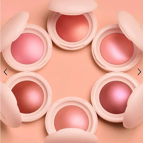 Imagen 1 del producto Maquillaje de retoque en polvo facial, espejo de alto brillo, contorno de cara, pigmento construcción en polvo, colorete, crema hidratante para manos