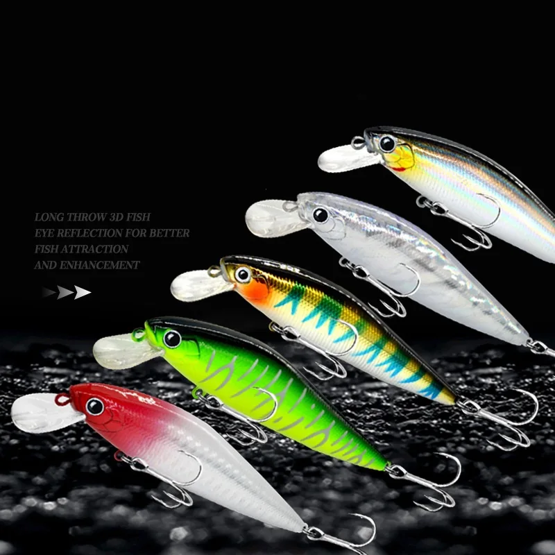 

Sea.Yolo Double Hook Lure Aquifer Suitable for Freshwater False Bait Remote Drop Slow Long Range Submerged Minnow