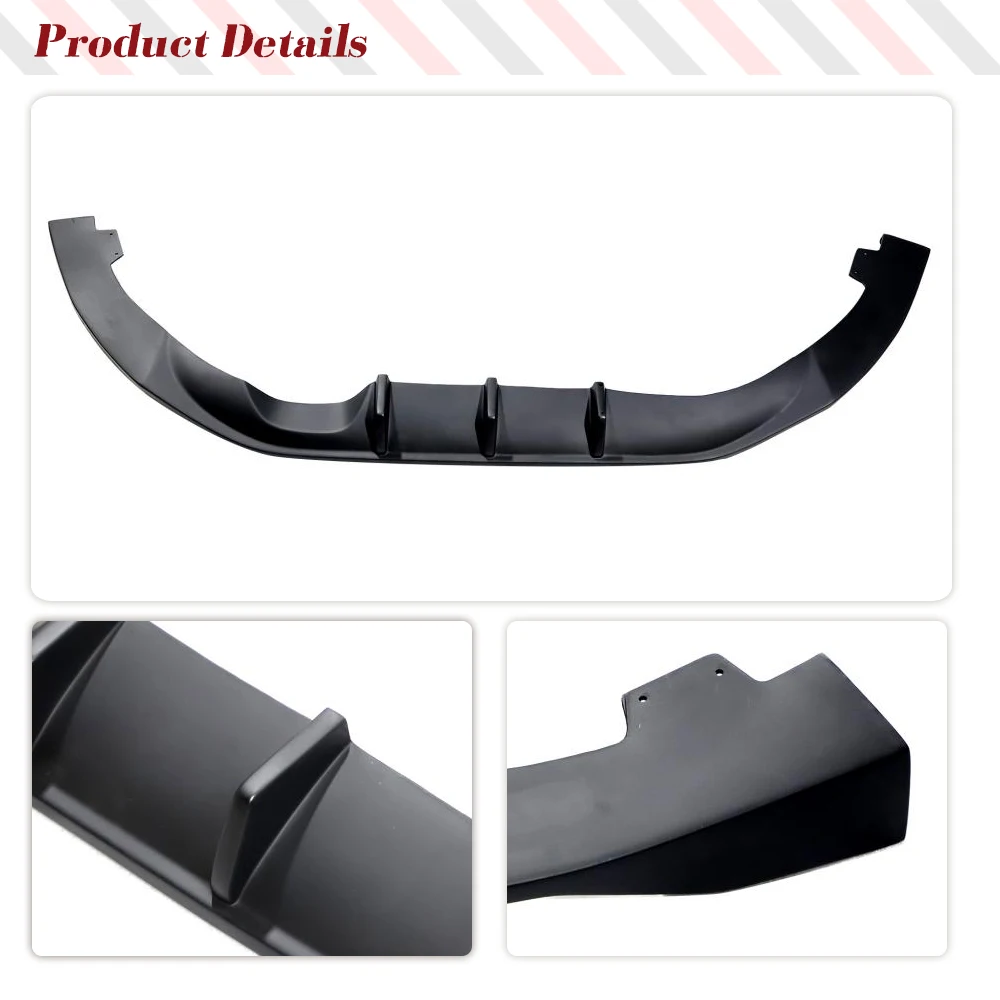 PU Black Primer Car Rear Bumper Diffuser Splitters for Mazda MX5 MX-5 ND Miata 4th Generation Car Rear Diffuser Tuning Diffuser