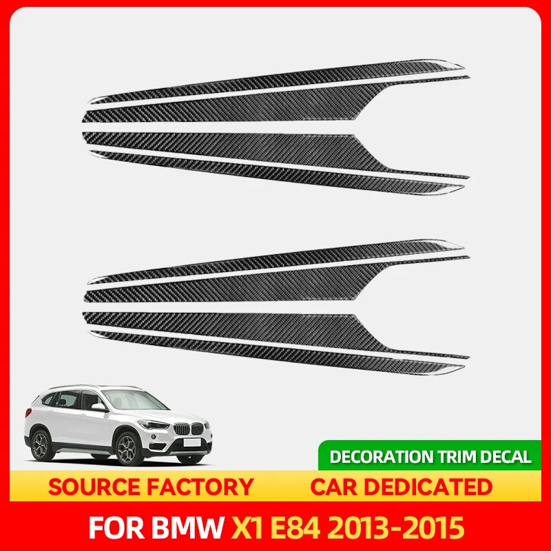 

Стайлинговые молдинги, внутренняя дверная панель, декоративная накладка, наклейка, наклейка для BMW X1 E84 2013 2014 2015, углеродное волокно, автомобильный интерьер