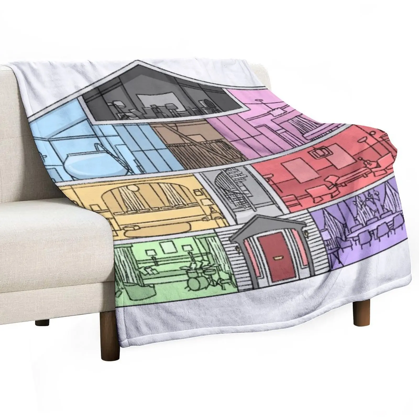 

Lover House Throw Blanket Travel Heavy Single Sofas Blankets