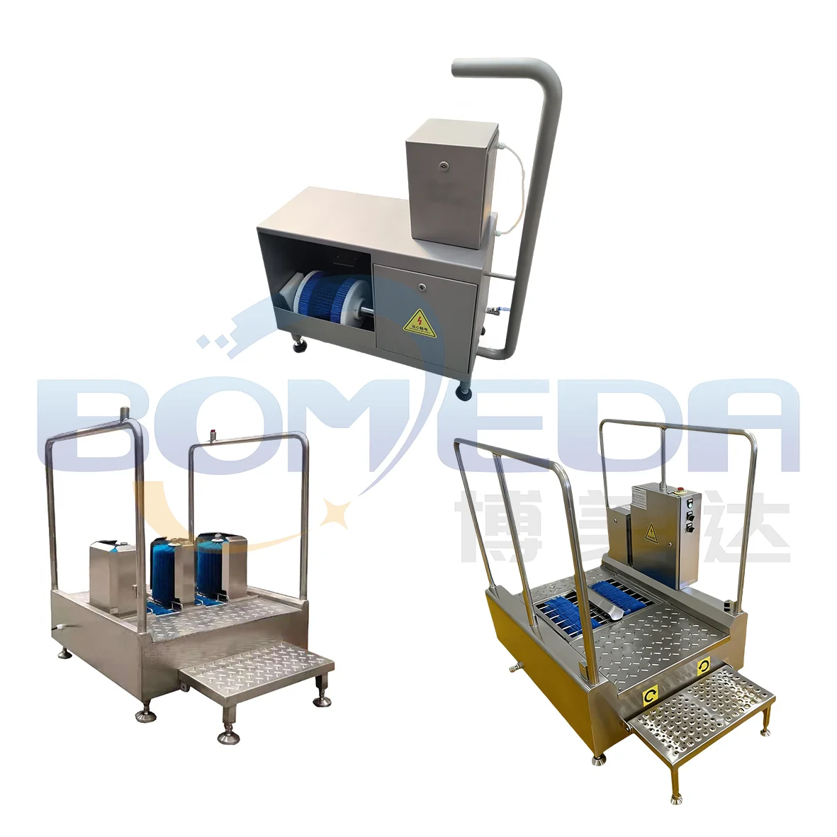 Food Factory Compact Cleaning Automatic Boot Wash Machine Small Shoe Sole Cleaning Machine Hygiene Cleaning Station