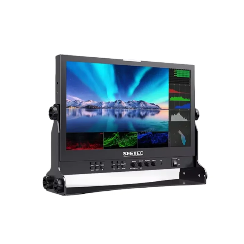 SEETEC ATEM156S 15.6" Full HD Monitor 4x3G-SDI HDMI Waveform Vector Scope Rec.709 for Live Production