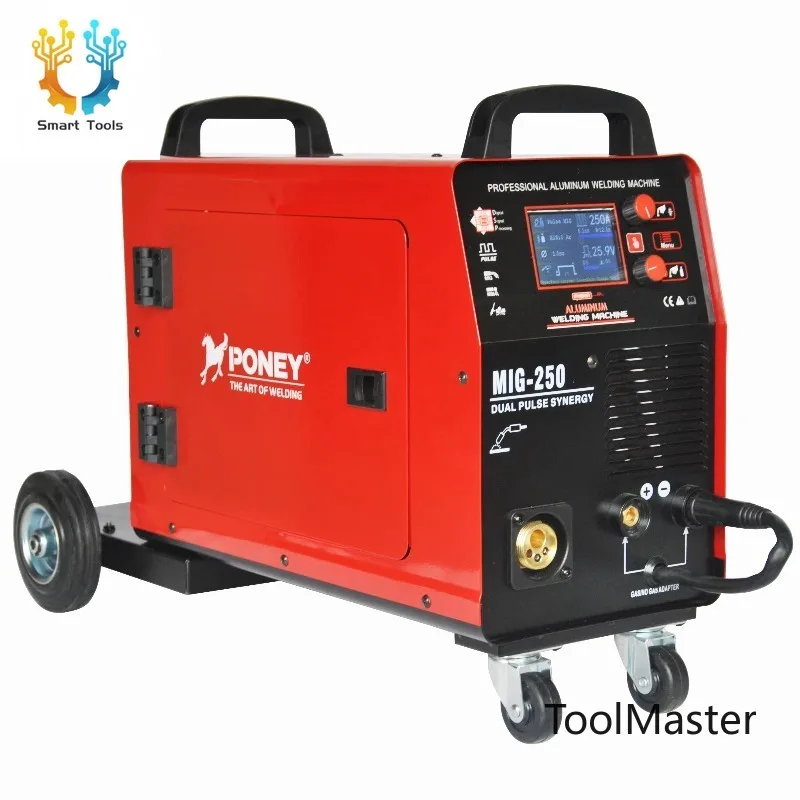 

[2026] Synergy MIG-250DP CO2 Welding Machine Double Pulse Aluminum MIG & TIG Lift Inverter With Pulse Gas No Gas MIG Welding