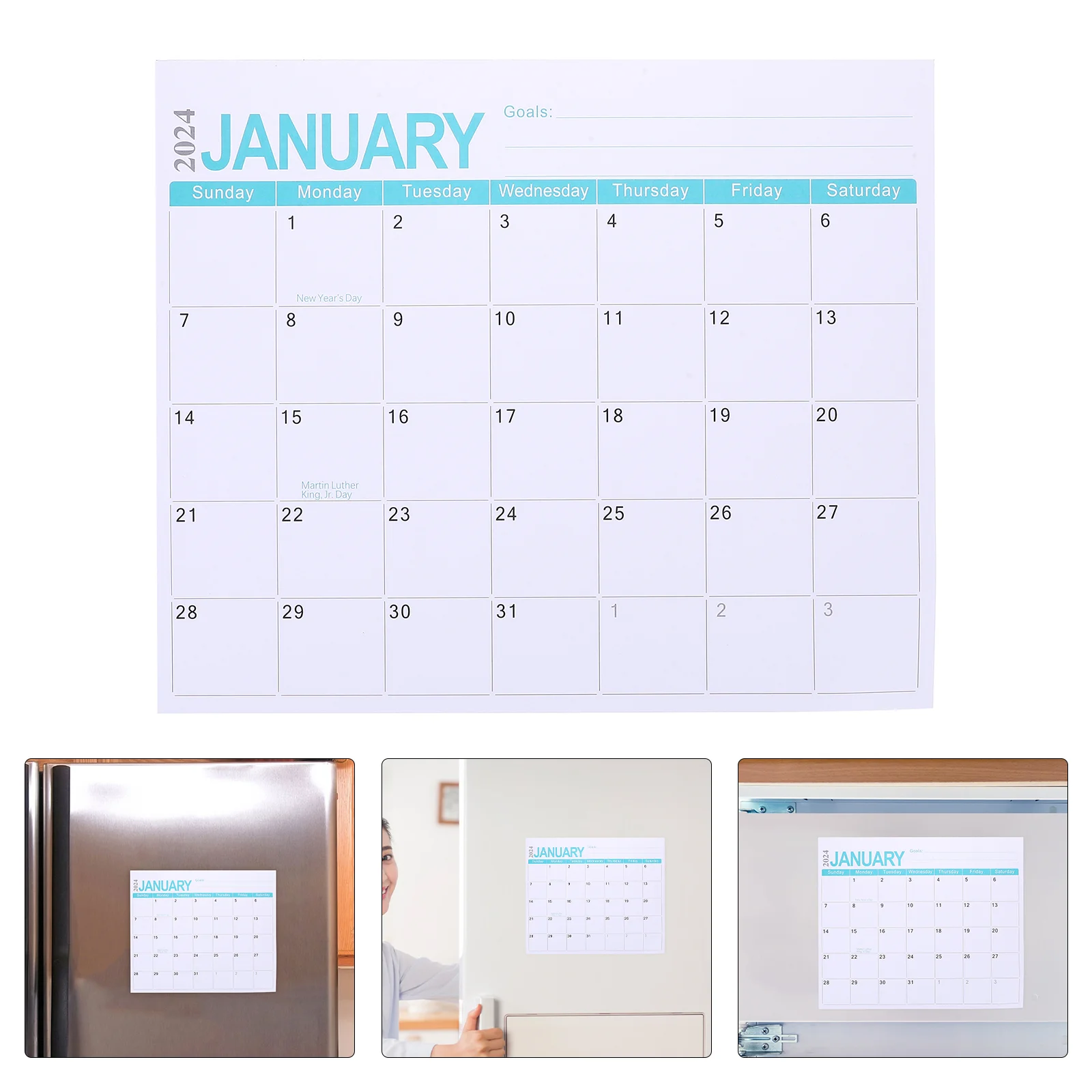 

Refrigerator Dry Erase Calendar Fridge Surface Decor Magnetic Erasable Memo White Board Monthly Planner Blackboard Sticker