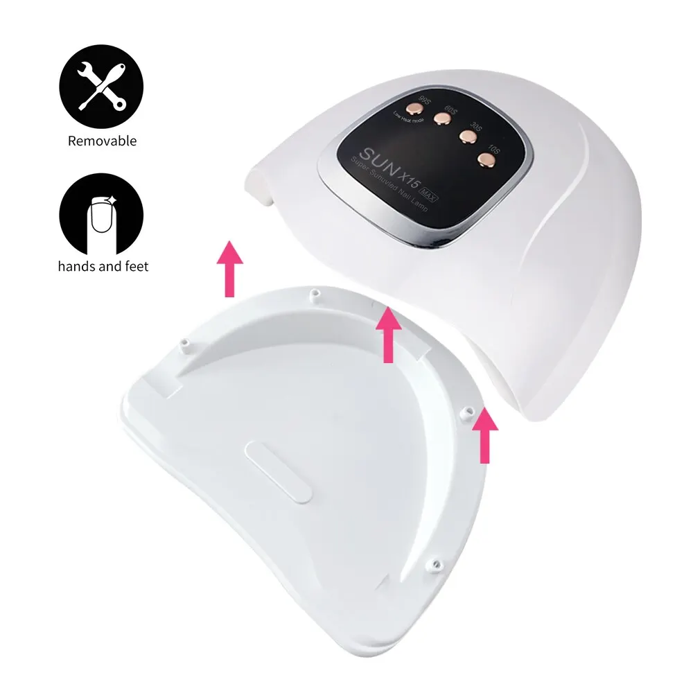 Professional Nail Dryer Lamp For Manicure Powerful UV Gel Nail Lamp 66 LEDs Automatic Sensing Curing All Gel Nail Polish