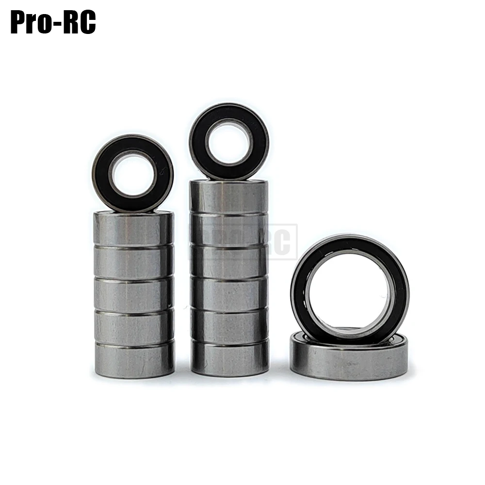 For RC ECX 1/10 AMP CRUSH MT 2WD RTR Rubber Sealed Complete Ball Bearings Kit Upgrade Parts (15Pcs)