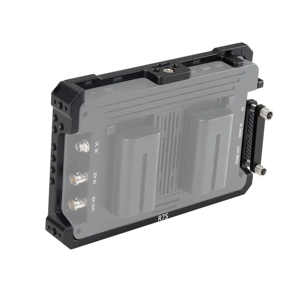 NITZE Cage With HDMI Cable Clamp For DESVIEW R7S / R7SII MONITOR 7”