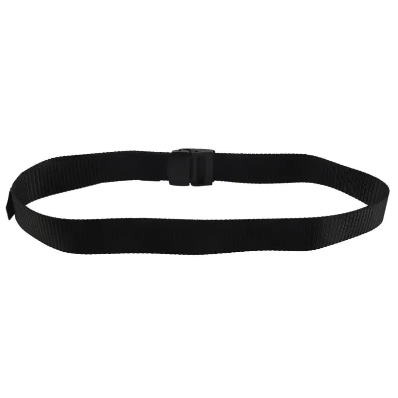 20X Wild Men's Canvas Belt Metal Free Plastic Automatic Buckle Eco-Friendly