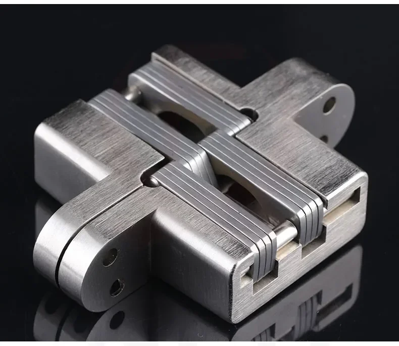 

Durable1PC 304 Stainless Steel Hidden Hinges Seven Size Invisible Concealed Folding Door Hinge For Kitchen Furniture Hardware
