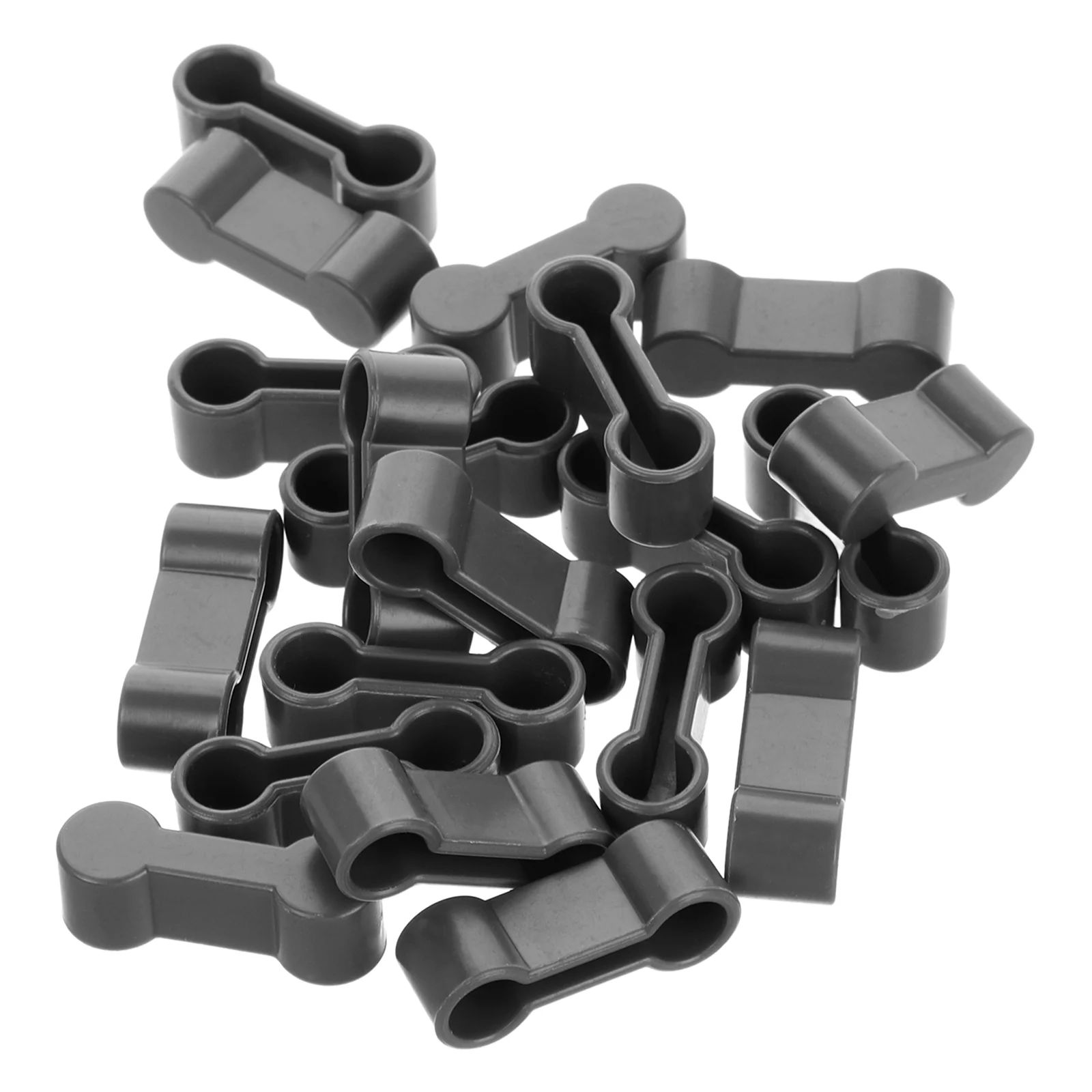 20 Pcs Train Track Buckle Assembly Kit Linker Adapter for Teens Dog Bone Railway Connector Wooden Connectors Accessories