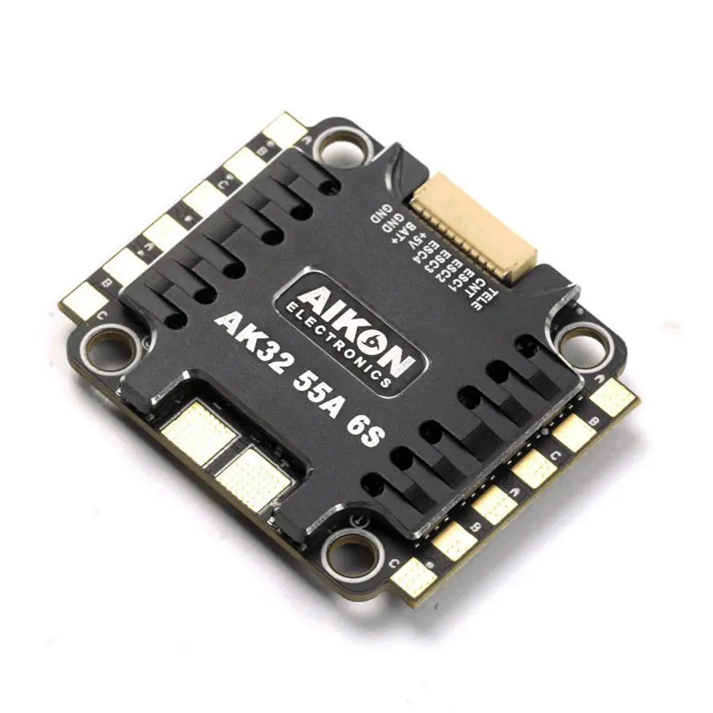 Aikon AK32 55A 3-6S BLHeli32 4-in-1 ESC for RC Helicopter Motor Speed Controller with Built-in BEC Support