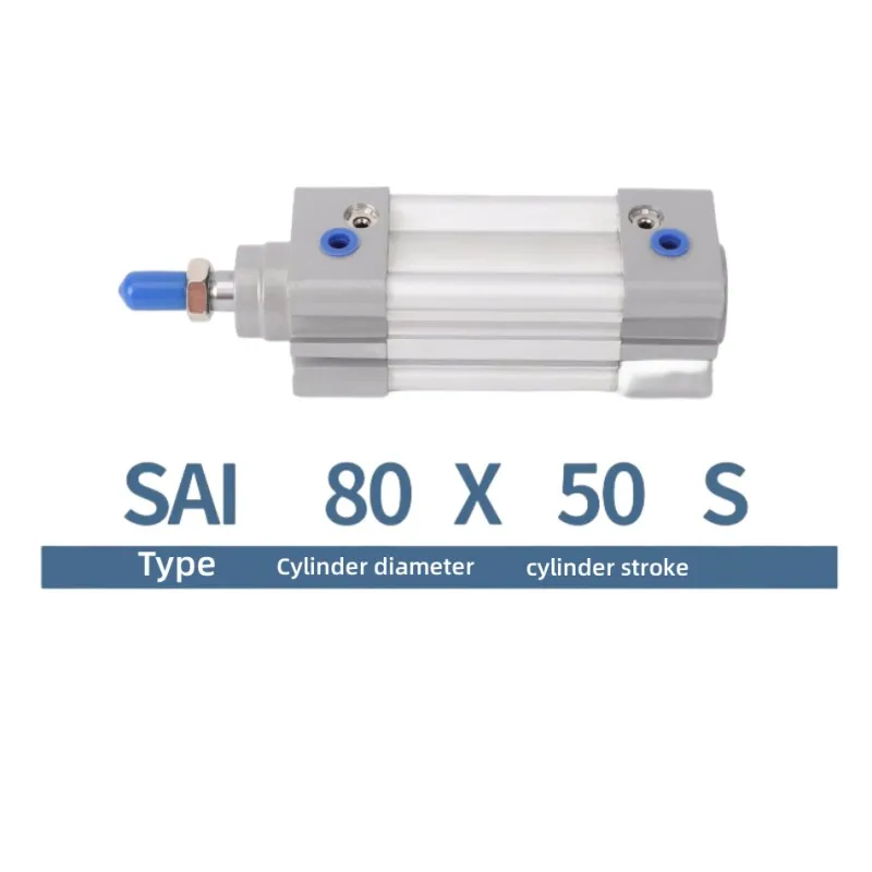 Cylindre pneumatique standard de Type Airtac, série SAI 32 40, cylindre pneumatique Standard à Double effet SAI32 SAI40-25 50 75 100