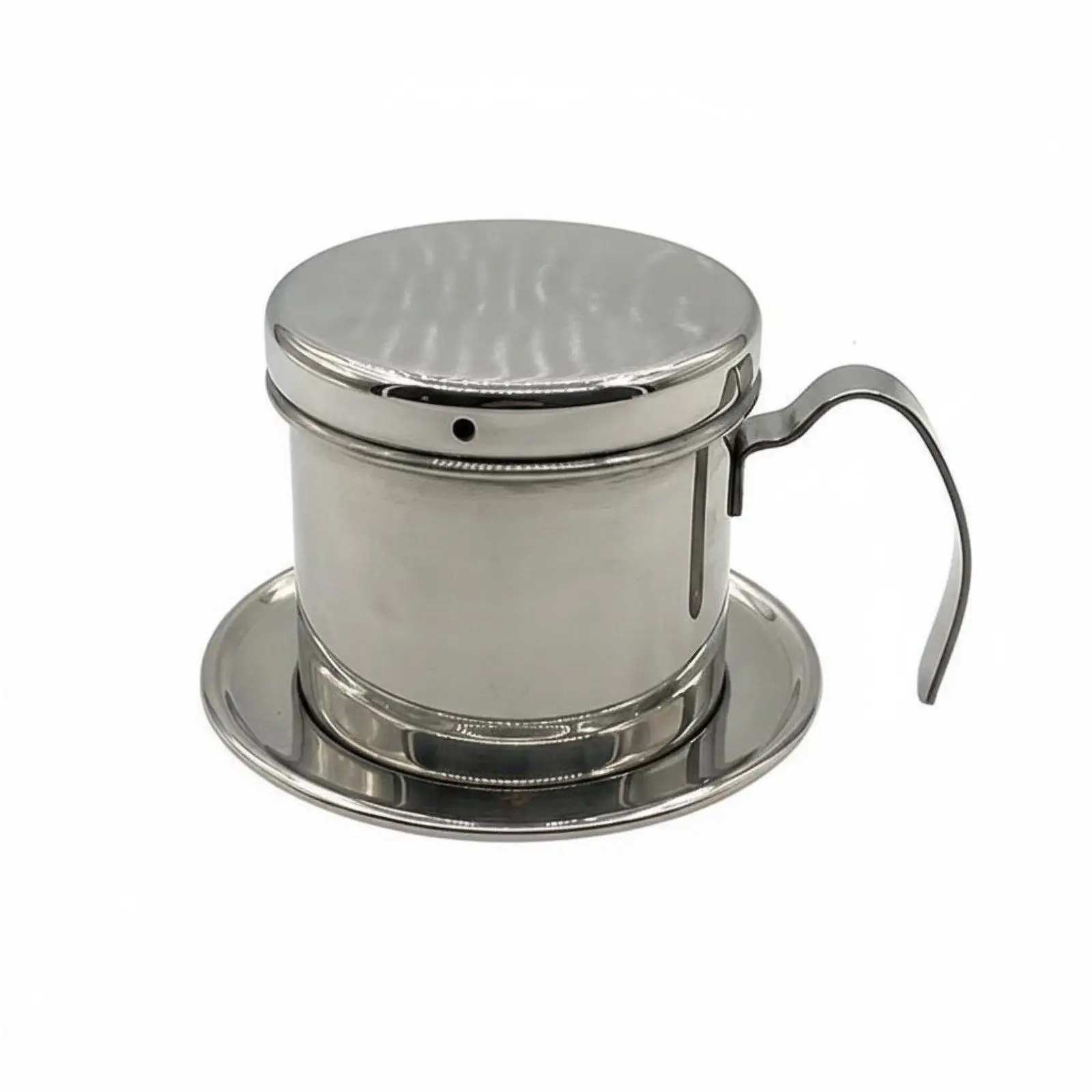 Portable Coffee Dripper Premium 304 Steel Phin Drip Filter Lightweight Brewing Tool for Office Outdoor Use