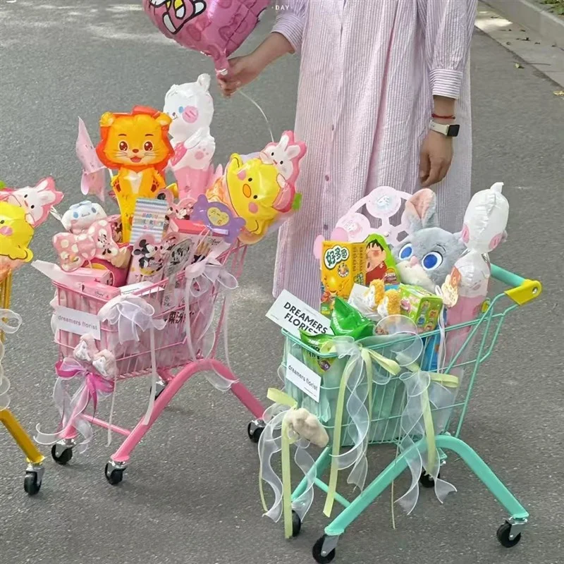 children's-snack-shopping-cart-portable-market-basket-creative-gift-packaging-111-sections-kid-friendly-rolling-carts