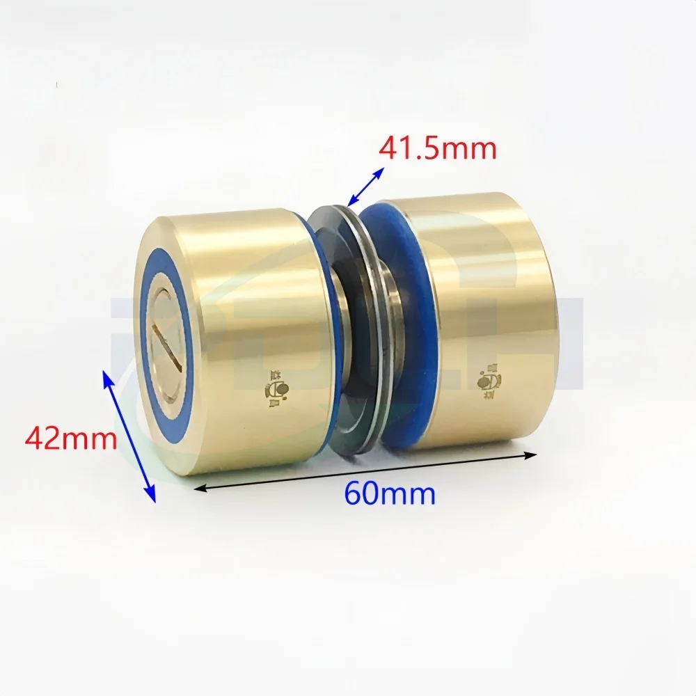 451 Wire EDM Guide Roller Assembly No Thread Copper Bushing 42x60mm High Precision