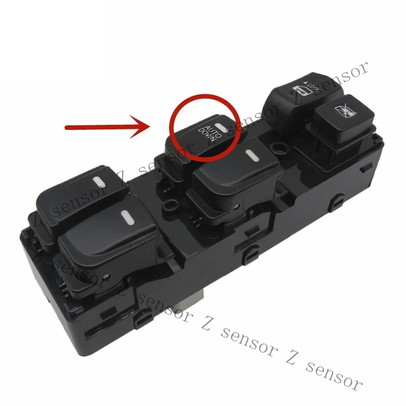Z+ Power Window Master Switch Front Left 93570-0Q000 For Hyundai Elantra