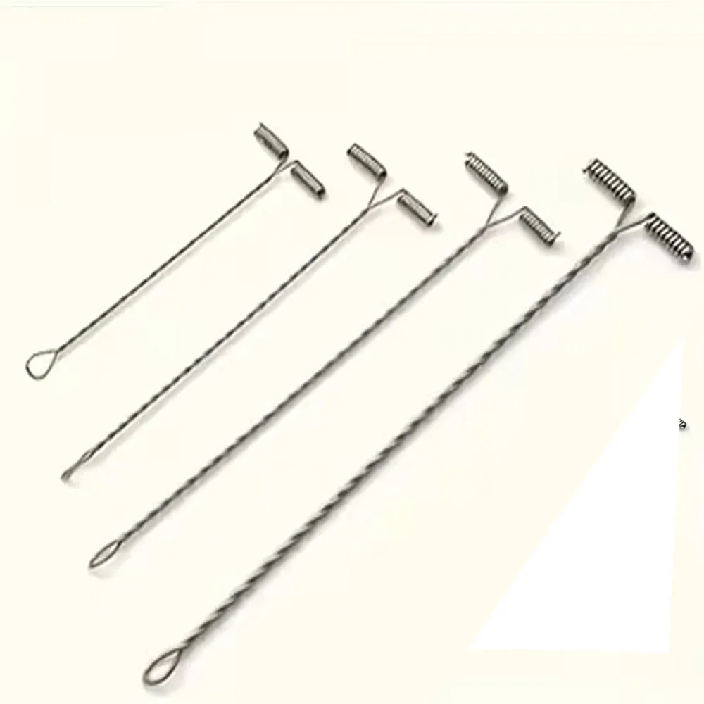 50pcs Topranc Fishing Line T-Connectors - Stainless Steel An