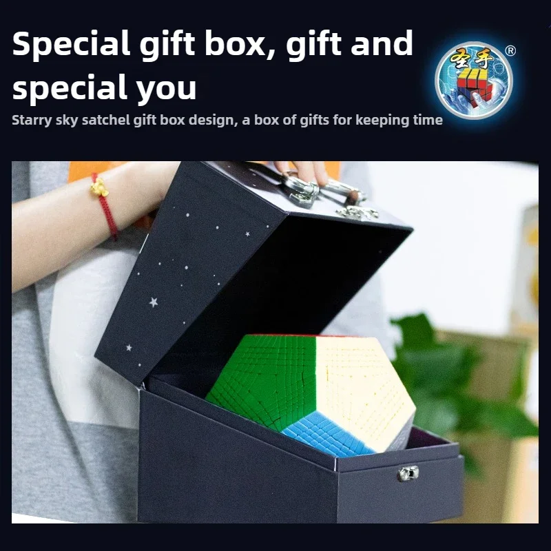 Shengshou-ステッカーなしのマジックキューブ,プロのおもちゃ,ステッカーなしのパズル,プロのキューブおもちゃ,shengshou,11x11,sengso,12面体