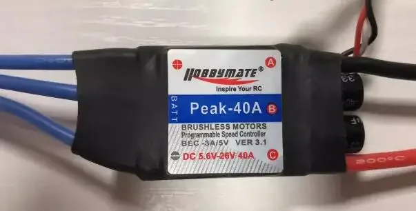 Hobbymate Peak 26V 40A Speed controller control for T-REX ALIGN Tarot KDS ALZ Turnigy 450 V2 SE PRO RC Helicopter heli