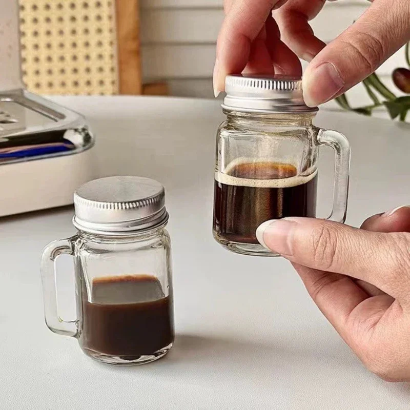 

Portable Mini Coffee Sub-bottling Concentrate Sample Sealed Tank Honey Storage Tank 35/120ml Storage Jugs Coffee Accessories