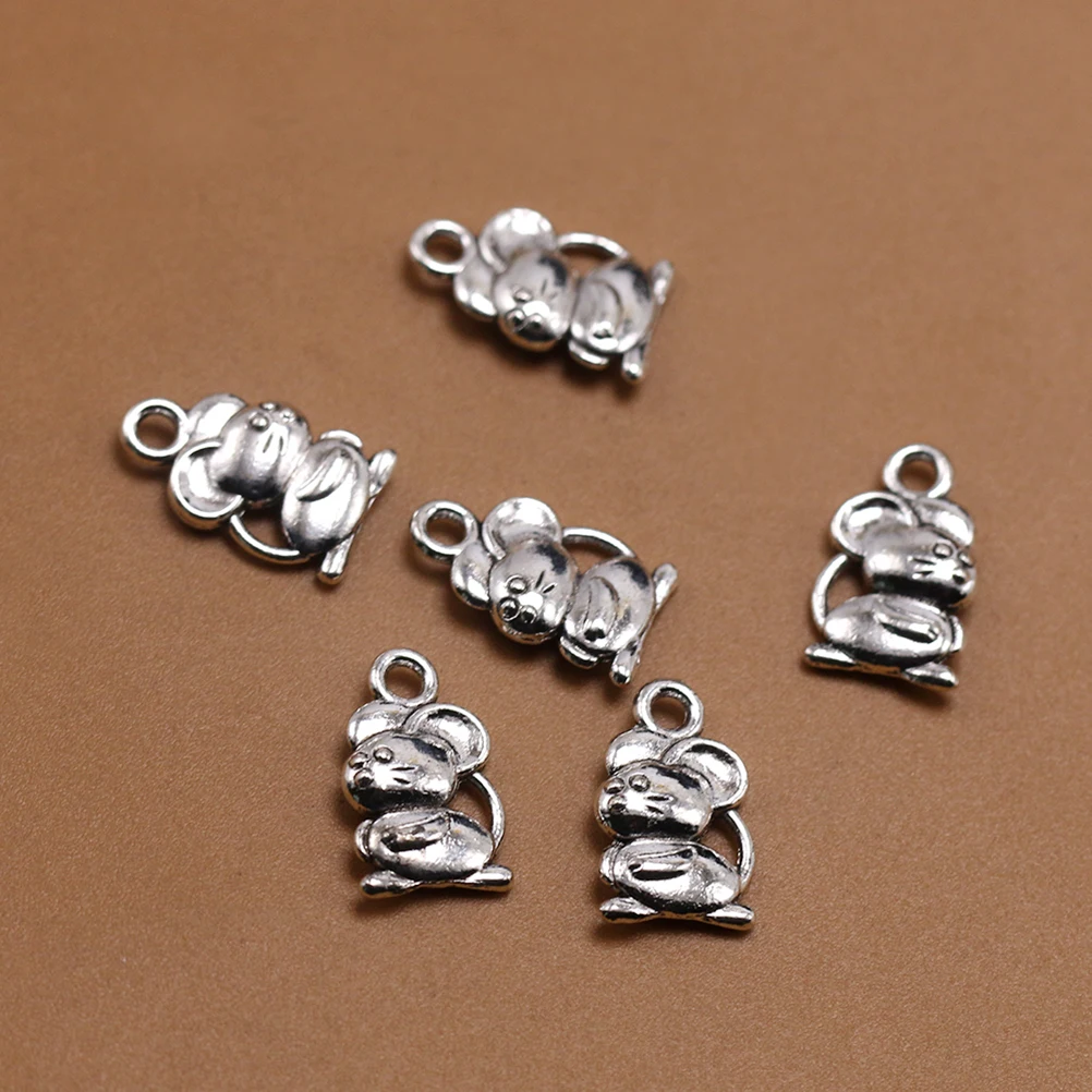 

50 Pcs Zodiac Necklace Pendant Jewelry Making Pendants Alloy Charm Manual DIY Charms