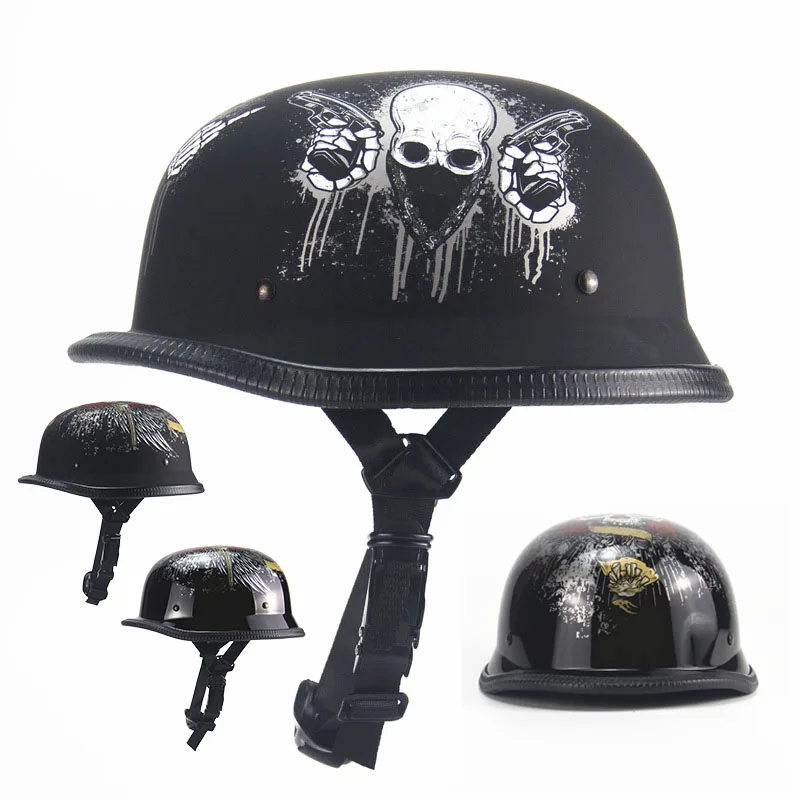 

Half Helmet Motorcycle Helmet Electric Vehicle Bike Riding ABS Protection Helmets Skeleton Racing Off-road Motorsiklet Kask