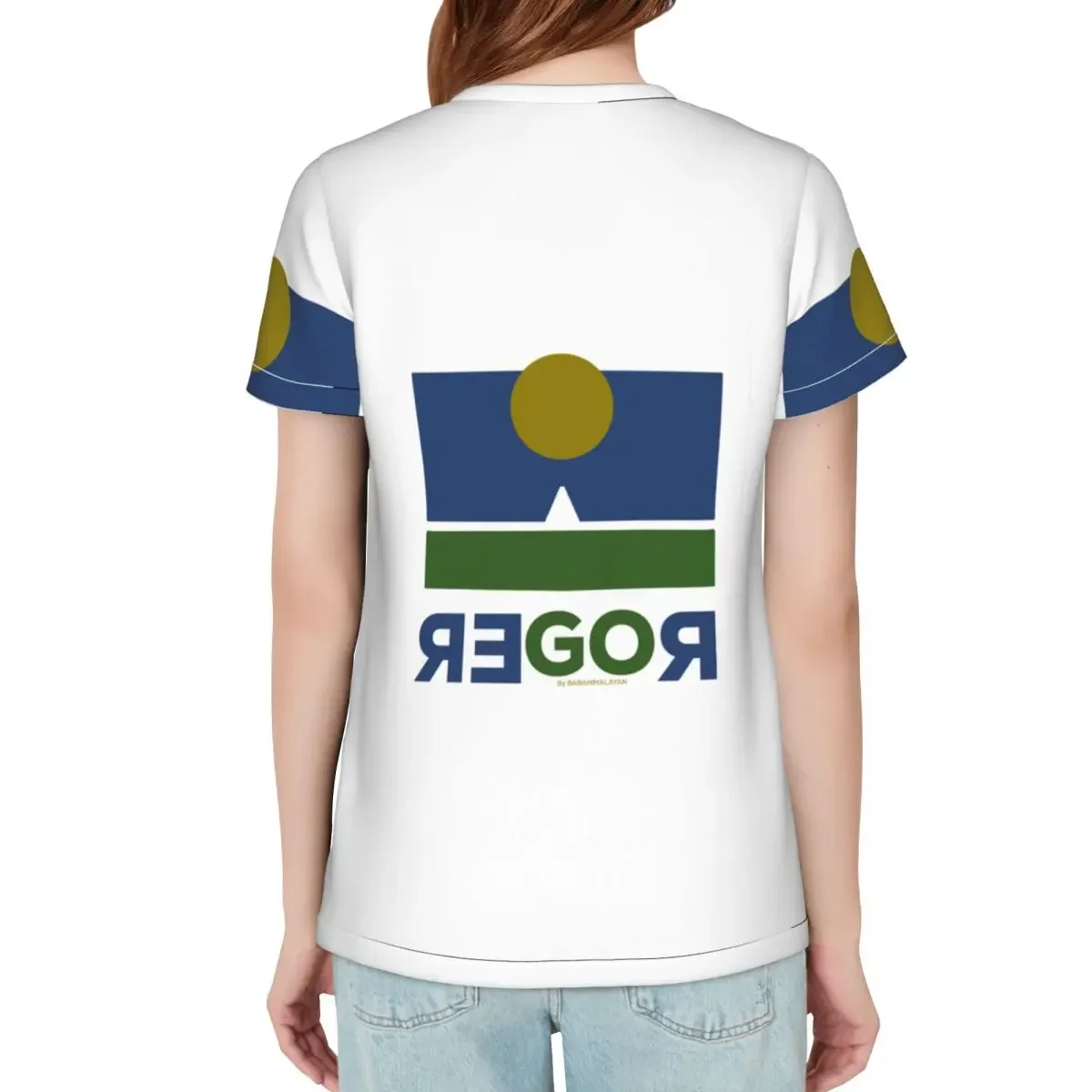 Roger Federer T-Shirt Women Short Sleeve T Shirts Crew Neck Streetwear Cotton Summer Tees Streetwear