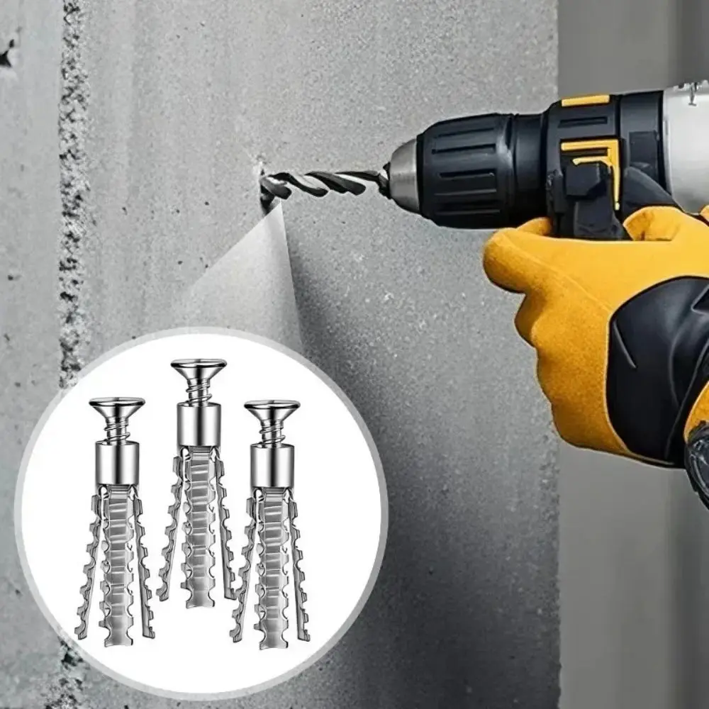 Heavy Duty Zigzag Anchor Bolt Serrated Design Strong Expansion Force Expansion Tube Metal Material Iron Material