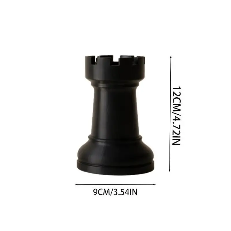 Chess Shaped Pen Holder Space Saving Desk Organizer 1Pc Multiuse Storage for Stationery Cosmetics Home Office