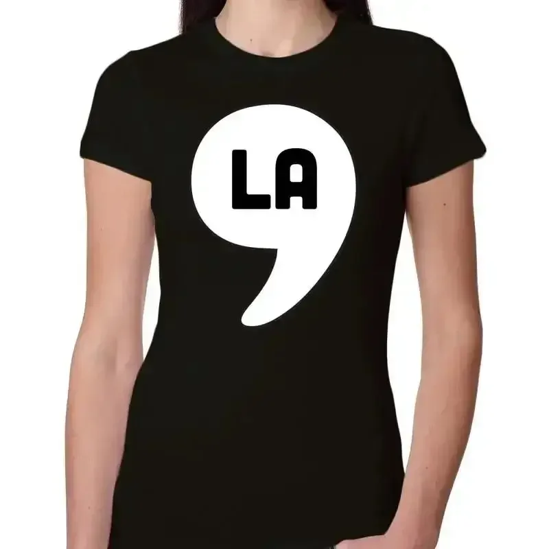 Comma La Funny Kamala Harris for President USA Election Womens Junior T Shirt