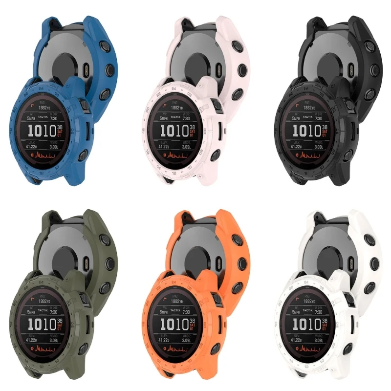 ป้องกันหน้าจอสำหรับ Garmin Enduro2 Tactix7สมาร์ทวอท์ชป้องกัน Bumper Shell ป้องกันสำหรับ Enduro 2