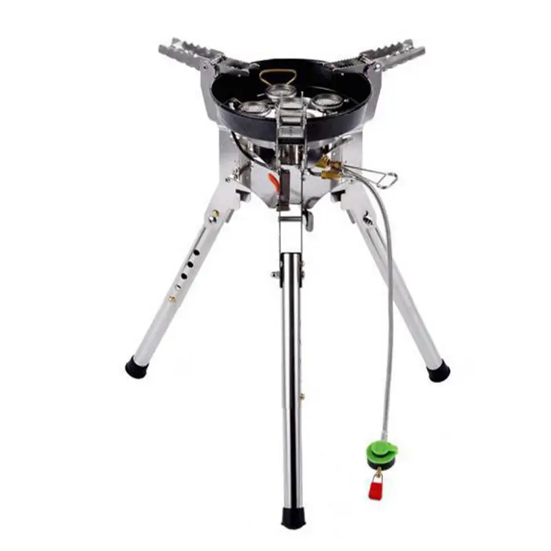 BRS-69/BRS-69A High Power 4360w Outdoor Stove Propane Stove Burner Stand Camping Burner Stove Gas Stove for Picnic Traveling